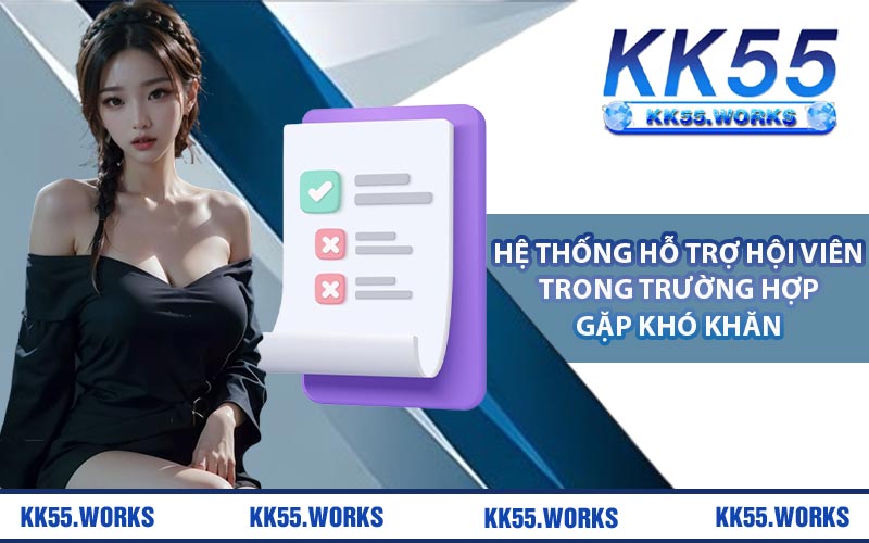 Hệ thống hỗ trợ hội viên trong trường hợp gặp khó khăn