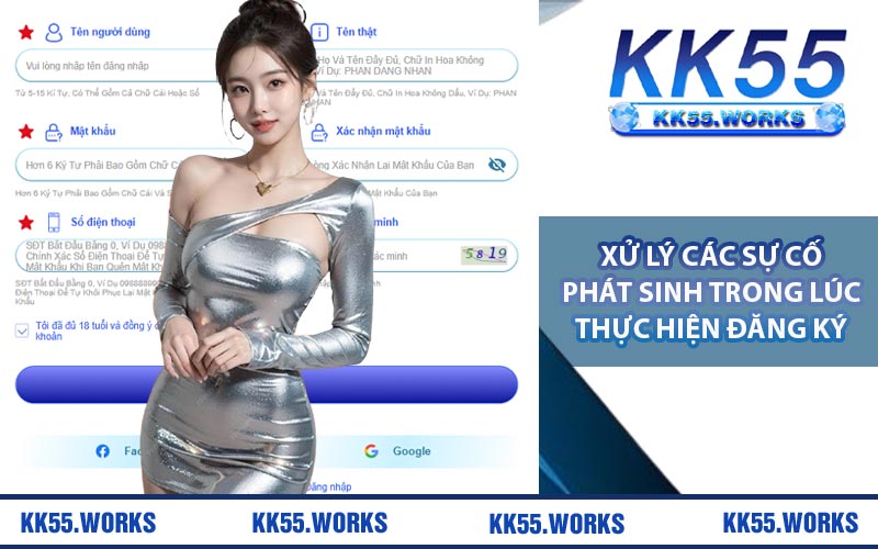 Xử lý các sự cố phát sinh trong lúc thực hiện đăng ký